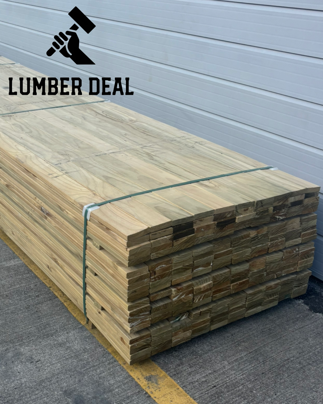 88x21 STD Pine Decking - H3.2