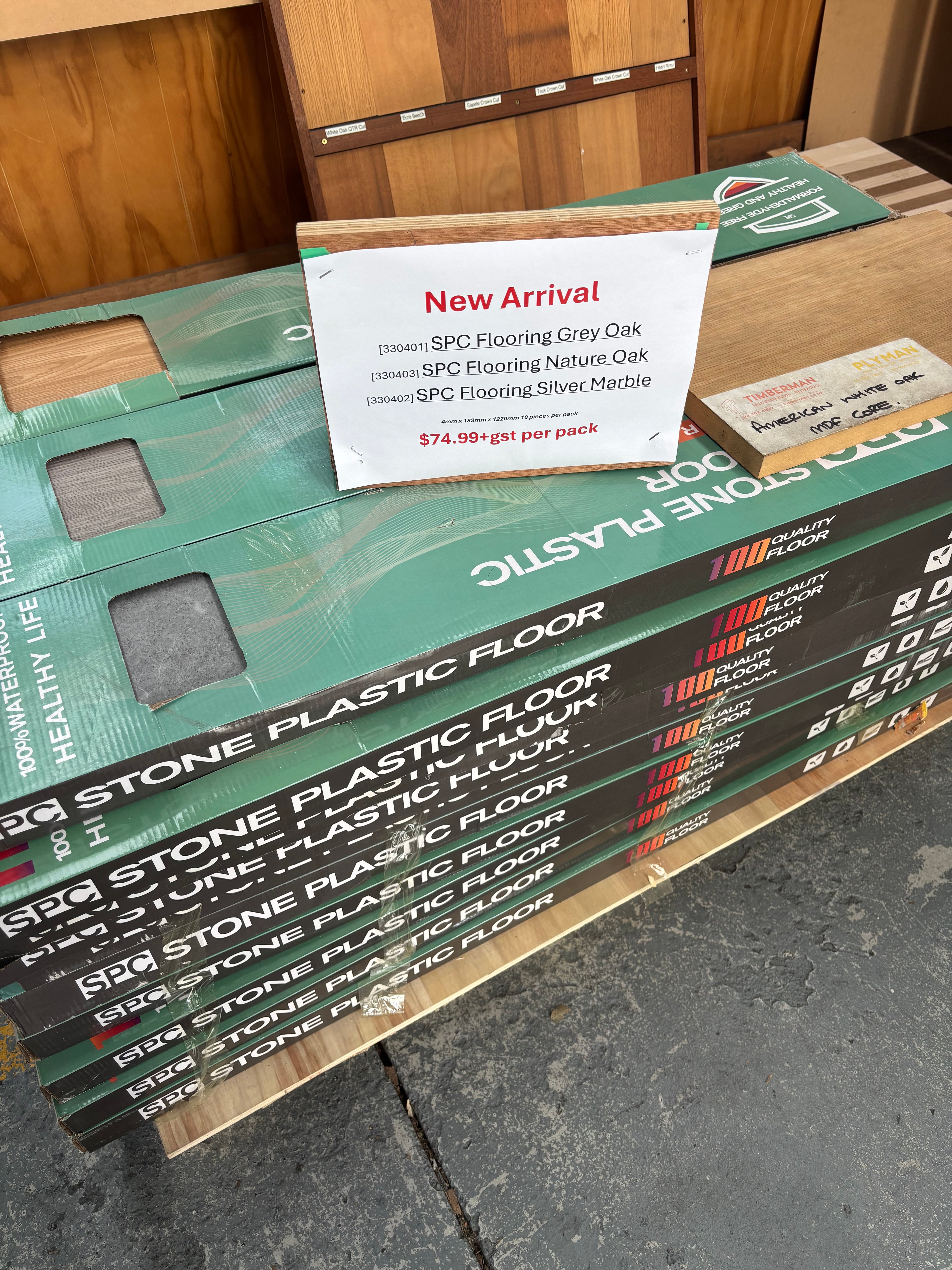 SPC Flooring 4mm x 183mm x 1220mm