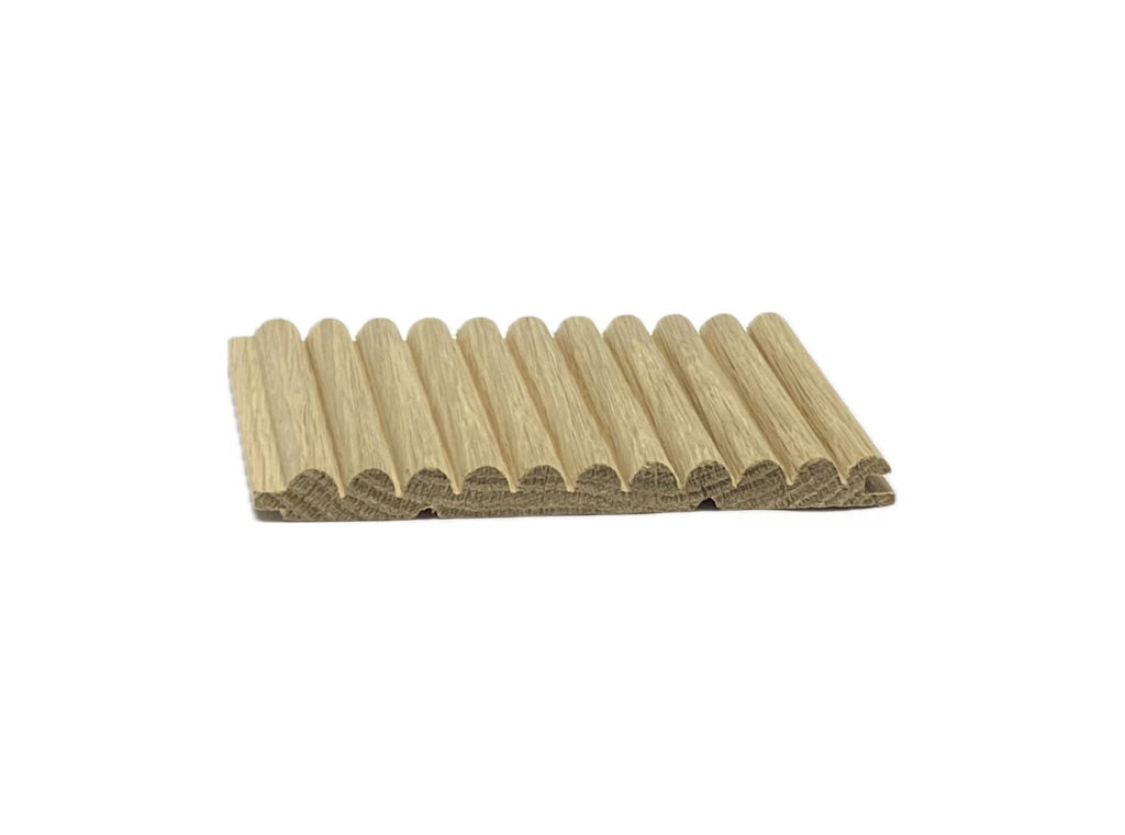 Interior Lining Auckland Cityscape Feature Wall Batten in solid timber for easy installation and internal lining.