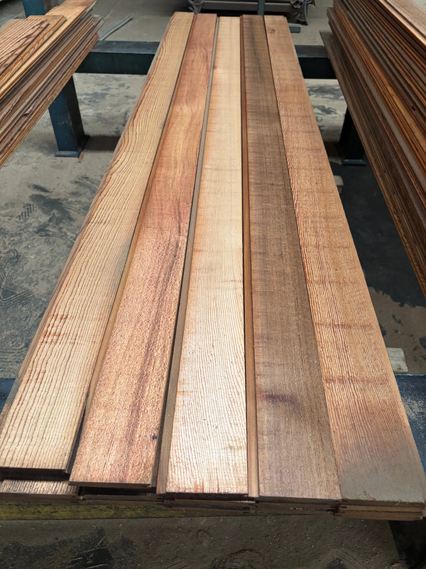 Western Red Cedar Pre-Stained TGV Panelling - 117x12mm - 4mm Negative detail - Special Price