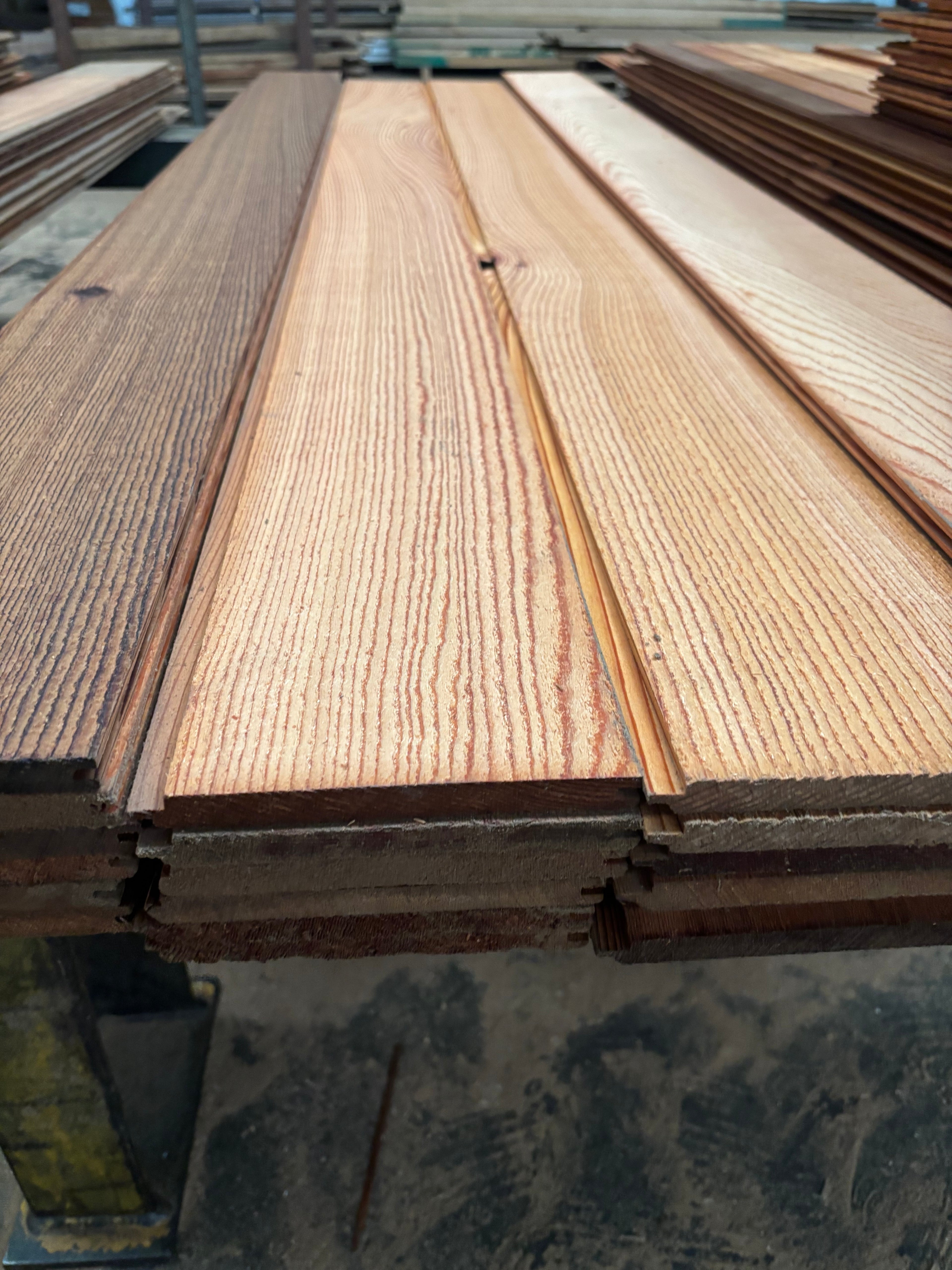 Western Red Cedar Pre-Stained TGV Panelling - 138×12mm - 4mm Negative detail - Special Price