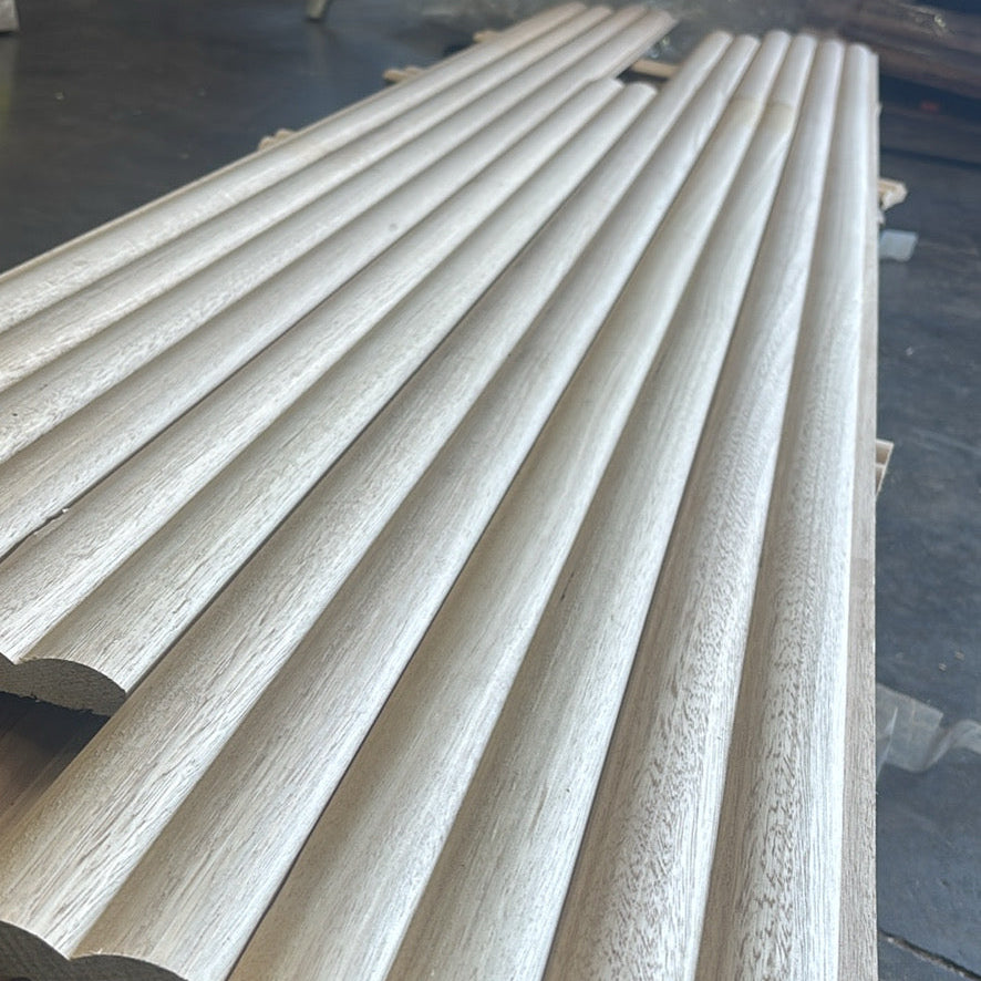 Fluted Timber Base FluteScape Fluted Timber Wall Panel 90x18mm – Tasmanian Oak NZ | Lumber ...