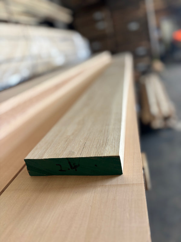 Close-up of a wooden board in a workshop setting