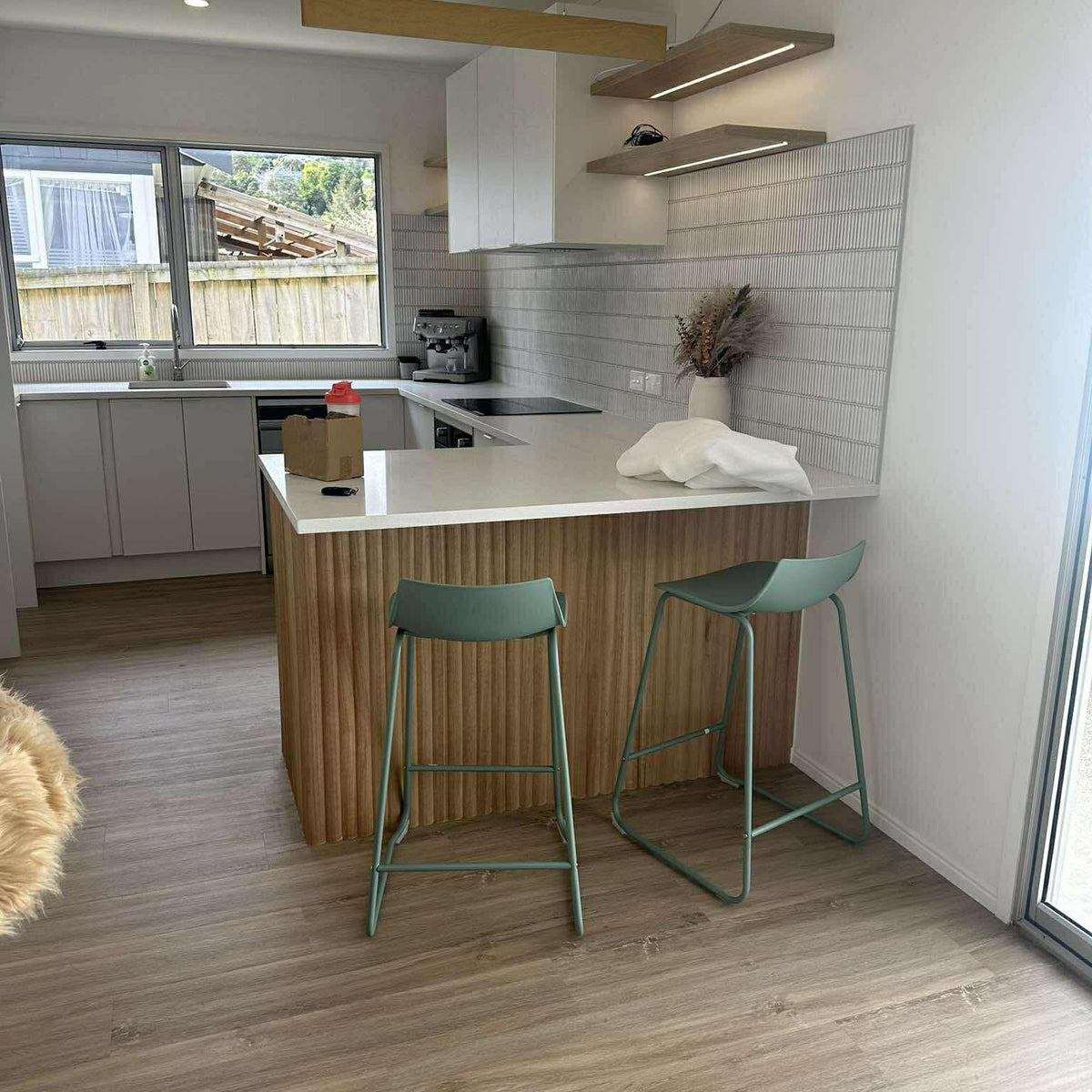 Fluted Timber Base FluteScape Fluted Timber Wall Panel 90x18mm – Tasmanian Oak NZ | Lumber ...