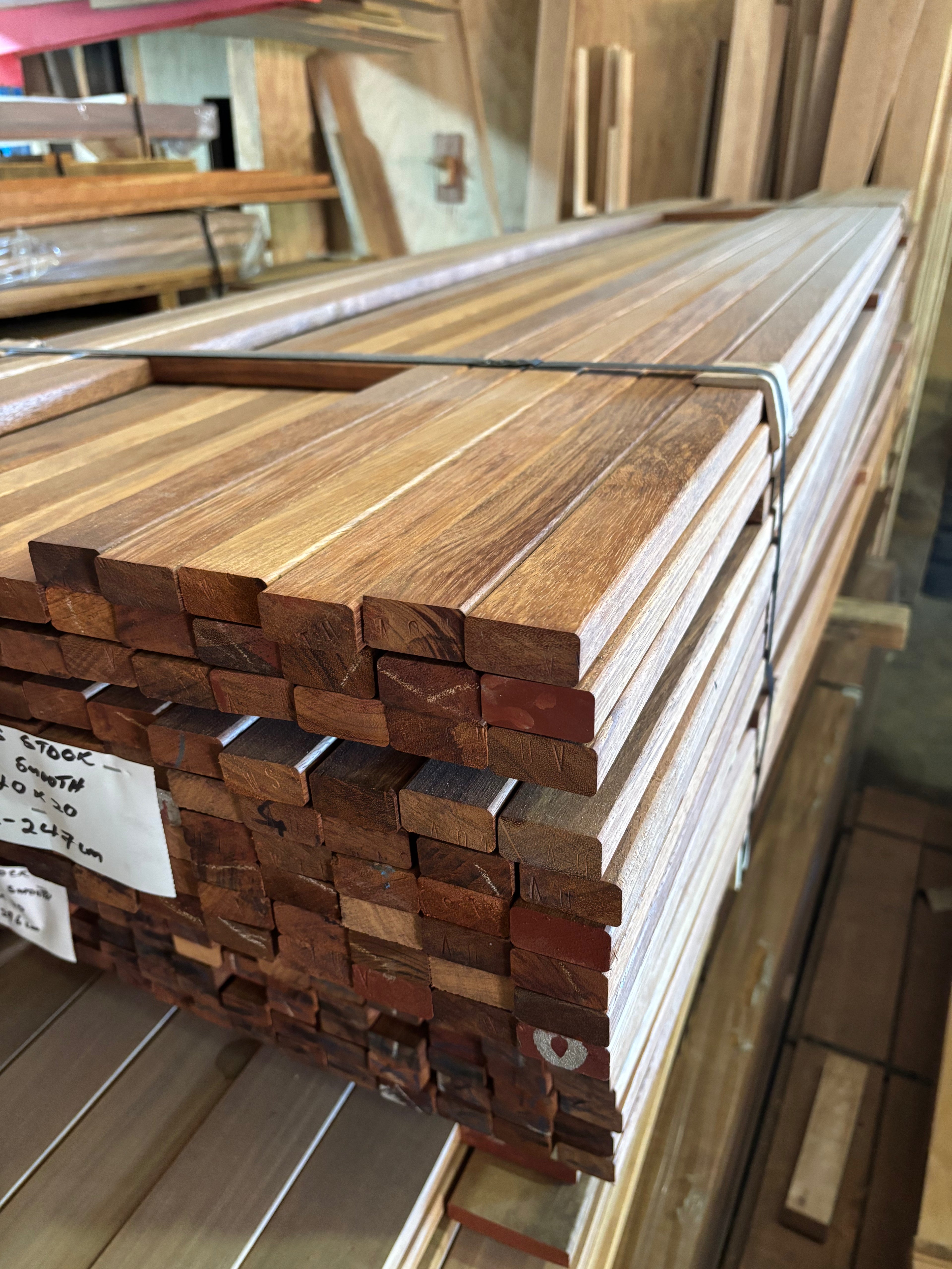 Kwila D4S 40x19mm Battens